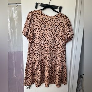 ASOS Lola May leopard print dress